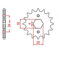 Front Sprocket 15T