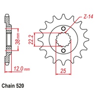 Standard Front Sprocket 15T
