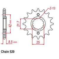 Front Sprocket 14T