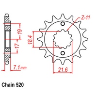 Front Sprocket 13T