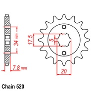 Front Sprocket 12T