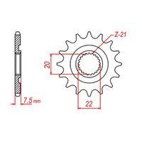 Optional Front Sprocket 12T