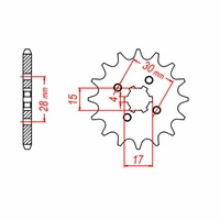Standard Front Sprocket 14T