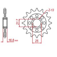 Front Sprocket 17T