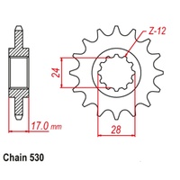 Standard Front Sprocket 15T for Honda CBR600F 1991-1996