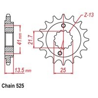 Front Sprocket 15T