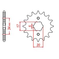 Standard Gearing Front Sprocket