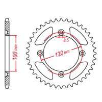 SPKT MTX 420 YZ65 (420 CONVERSION OF JT798-428)