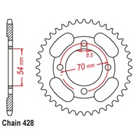 Standard Rear Sprocket 45T for Honda CT110 AUST POST 1986-1998