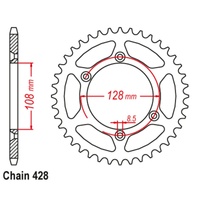 Standard Rear Sprocket 51T