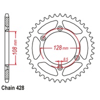 Standard Rear Sprocket 57T