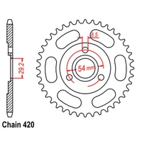 Optional Rear Sprocket 35T for Honda Z-50R 1982-1999