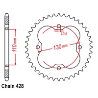 Rear Sprocket Steel