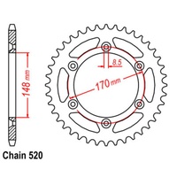 Standard Rear Sprocket 50T
