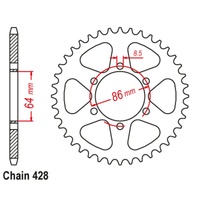Standard Rear Sprocket 50T