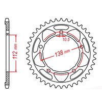 Standard Gearing Rear Sprocket 41T