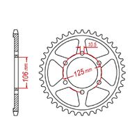 Standard Gearing Rear Sprocket 41T