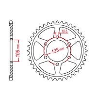 Optional Rear Sprocket 41T for Triumph BONNEVILLE T100 900 2018