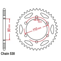 Standard Rear Sprocket 34T
