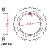 Rear Sprocket 51T