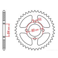 Optional Rear Sprocket 48T for Yamaha TTR110 E 2008-2020
