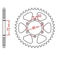 Optional Rear Sprocket 42T for Suzuki  TS251 1971-1980