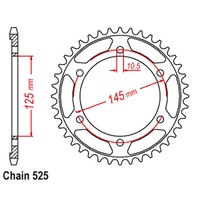 Standard Rear Sprocket 44T