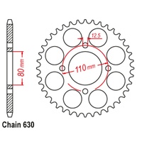 Rear Sprocket 38T