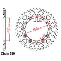 Standard Gearing Rear Sprocket 43T
