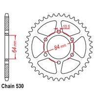 Standard Rear Sprocket 43T