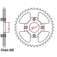 Rear Sprocket 42T