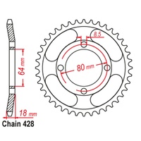 Standard Rear Sprocket 47T