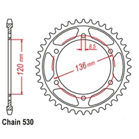 Rear Sprocket 38T
