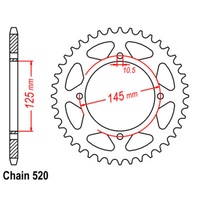 Standard Rear Sprocket 38T