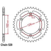 Standard Rear Sprocket 45T for DUCATI 659 MONSTER  2014-2019