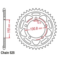 Standard Rear Sprocket 45T for BMW S1000RR 2009-2019