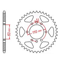 Standard Gearing Rear Sprocket 45T