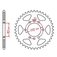 Standard Rear Sprocket 45T for KTM 390 DUKE 2013-2019