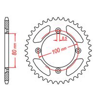 Optional Rear Sprocket 38T for Honda CRF70F 2004-2012