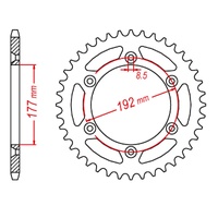 Standard Rear Sprocket 48T for HUSQVARNA  430 AUTO 1985-1989