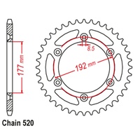 50T Husqvarna Rear Sprocket (223)