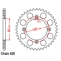 Standard Gearing Rear Sprocket 49T