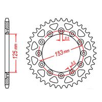 Optional Rear Sprocket 55T for Honda CR250R 1984-2007