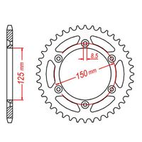 Standard Rear Sprocket 51T for KTM 250 SXF MOTOCROSS 2015-2019