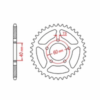 Rear Sprocket 44T