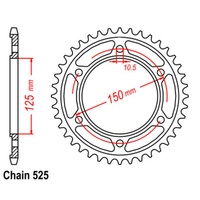 50T KTM 950/990 Rear Sprocket  (899)