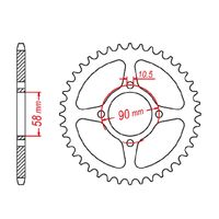 Optional Rear Sprocket 45T for Honda CBR125R 2011-2015