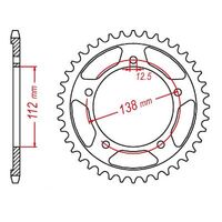 Optional Rear Sprocket 43T for Honda CB500X 2013-2019