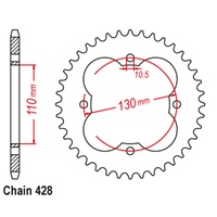 Standard Rear Sprocket 50T