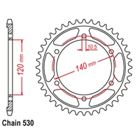 Standard Rear Sprocket 38T